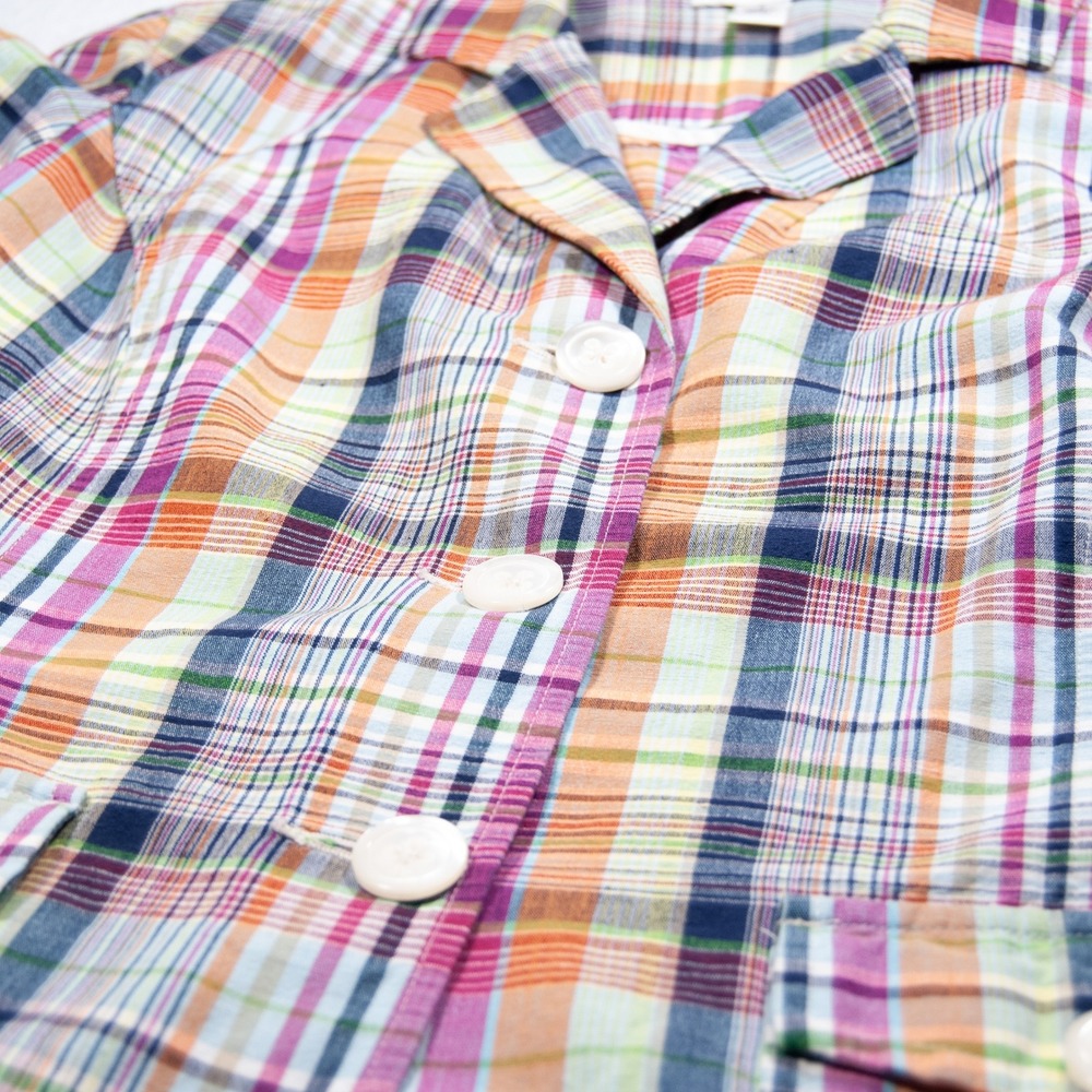 Talbots Plaid Blazer Jacket Women's Size 8 Multi‎ Color Single Breasted - Picture 3 of 11